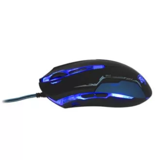 E-blue Auroza Myš káblové, čierna, 3500DPI