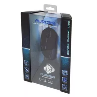 E-blue Auroza Myš káblové, čierna, 3500DPI