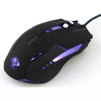 E-blue Auroza G Myš káblové, čierna, 3000DPI