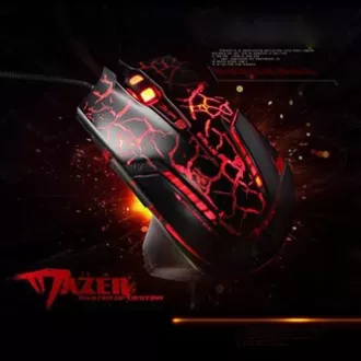 E-blue Mazer Pro Myš káblové, černo-červená, 2500DPI, e-box