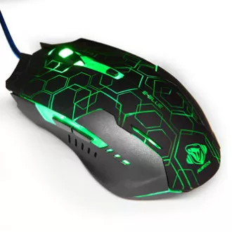 E-blue Auroza EMS636 Hexagon Myš káblové, čierna, 2500DPI, DOPRODEJ E-blue Auroza EMS636 Hexagon Myš káblové, čierna, 2500DPI, DOPRODEJ