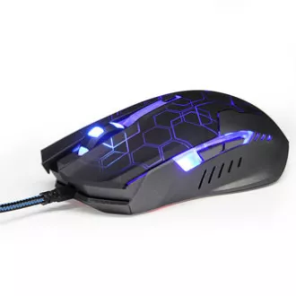 E-blue Auroza EMS636 Hexagon Myš káblové, čierna, 2500DPI, DOPRODEJ E-blue Auroza EMS636 Hexagon Myš káblové, čierna, 2500DPI, DOPRODEJ