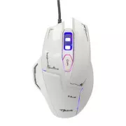 E-blue Mazer Myš káblová, biela, 2500DPI