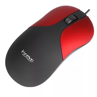 Marvo DMS002RD Myš káblová, černo-červená, 1200DPI