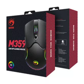 Marvo M359 Myš káblové, čierna, 3200DPI Marvo M359 Myš káblové, čierna, 3200DPI