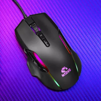 Marvo G945 Myš káblové, čierna, 10000DPI