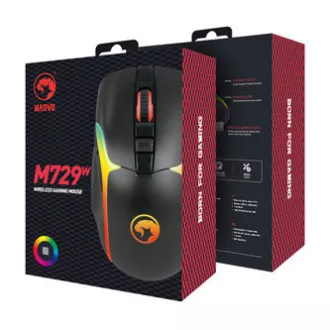 Marvo M729W PRO Myš bezdrôtová, čierna, 8000DPI Marvo M729W PRO Myš bezdrôtová, čierna, 8000DPI