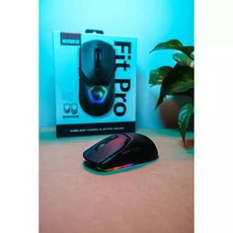 Myš bezdrôtová, Marvo Fit Pro G1, sivá, optika, 19000DPI