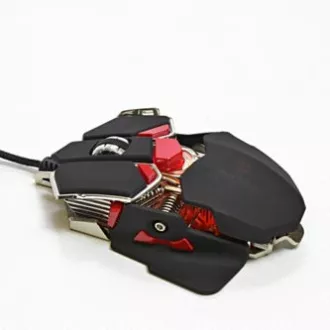 Red Fighter M1 Myš káblové, čierna, 4000DPI