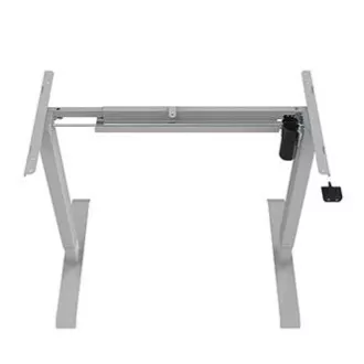 Pracovný stôl s elektricky nastaviteľnou výškou 75x120cm, sivý, ergo Pracovný stôl s elektricky nastaviteľnou výškou 75x120cm, sivý, ergo