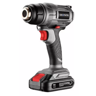 Teplovzdušná pištoľ ENERGY + 270W, Graphite 58G082, Maximálna teplota 550c, čierna