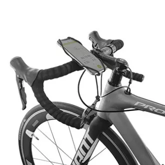 Držiak mobilu Bone Bike Tie 3, na bicykel, nastaviteľná veľkosť, čierny, 4.7-7.2", silikón, na pripevnenie na riadidlá, čierna