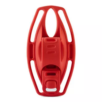Držiak mobilu Bone Bike Tie 3, na bicykel, nastaviteľná veľkosť, červený, 4.7-7.2", silikón, na pripevnenie na riadidlá, červená