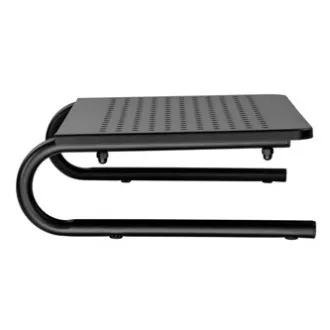 Podstavec pod monitor, priestor pre klávesnicu, čierny, ocel-plast, 20 kg nosnosť, Powerton, ergo Podstavec pod monitor, priestor pre klávesnicu, čierny, ocel-plast, 20 kg nosnosť, Powerton, ergo