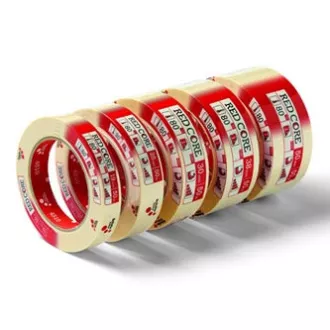 Lepiaca páska, RED CORE, maskovacia, Schuller Eh, klar, žltá, 50mm, 50m Lepiaca páska, RED CORE, maskovacia, Schuller Eh, klar, žltá, 50mm, 50m
