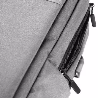 Batoh na notebook 15.6", BA-03, sivý z nylonu, USB port na nabíjanie, Marvo, DOPREDAJ
