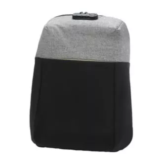 Batoh na notebook 15,6", NB008, čierno-sivý z polyesteru/polyetylénu/nylonu, nie je ľahké vykradnúť, DOPREDAJ
