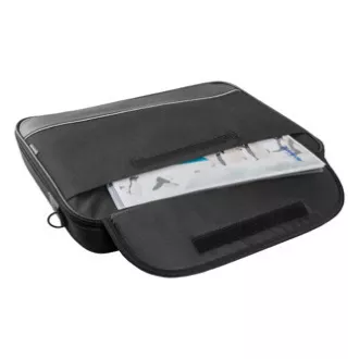 Taška na notebook 16", Ascetic, čierna z polyesteru, Defender