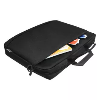 Taška na notebook 17", Monte, čierna z polyesteru, Defender