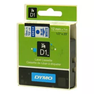 Dymo originál páska do tlačiarne štítkov, Dymo, 45014, S0720540, modrý tlač/biely podklad, 7m, 12mm, D1 Dymo originál páska do tlačiarne štítkov, Dymo, 45014, S0720540, modrý tlač/biely podklad, 7m, 12mm, D1