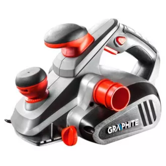 Hoblík Graphite 59G678, elektrika (kábel), 850W, 16500ot./min, 82mm, 3mm, 0-12mm, ergonomický tvar Hoblík Graphite 59G678, elektrika (kábel), 850W, 16500ot./min, 82mm, 3mm, 0-12mm, ergonomický tvar