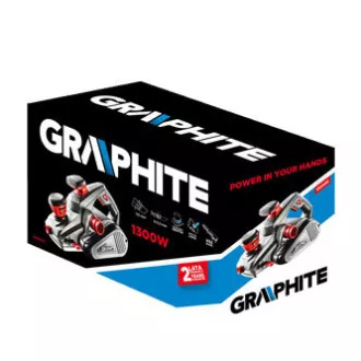 Hoblík Graphite 59G680, elektrika (kábel), 1300W, 16000ot./min, 110mm, 3,5mm, 0-14mm, ergonomický tvar