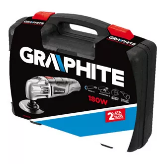 Viacúčelová brúska Graphite 59G020, elektrika (kábel), 230V, 180W, 20000osc./min, 2,8 °