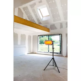 Infra žiarič (ohrievač) NEO TOOLS 90-032, 2000W, IP55, Low Glare Amber Lamp, na vyhrievanie podláh a priestorov skladov a stavenísk