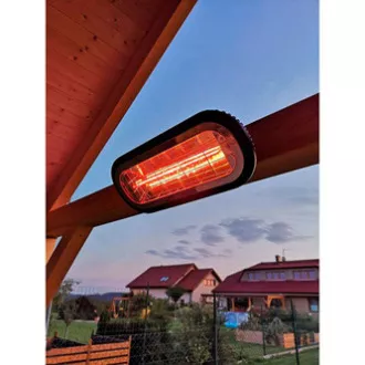 Infra žiarič (ohrievač) NEO TOOLS 90-032, 2000W, IP55, Low Glare Amber Lamp, na vyhrievanie podláh a priestorov skladov a stavenísk