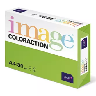 Xerografický papier Coloraction, Java, A4, 80 g/m2, stredne zelený, 500 listov, vhodný pre atramentový tlač