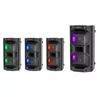 Defender reproduktor Rage, Li-Ion, 2.0, 50W, černý, regulácia hlasitosti, LED podsvietenie, BT 5.0, TWS, diaľkové ovládanie, 45Hz