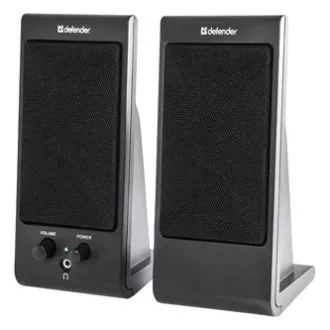 Defender reproduktory SPK-170, 2.0, 4W, čierne, regulácia hlasitosti, magneticky tienené pouzdro, konektor pre sluchátka, 200Hz~18k