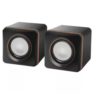 Defender reproduktory SPK-33, 2.0, 5W, čierne, kompaktná veľkosť