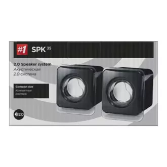 Defender reproduktory SPK-35, 2.0, 5W, čierne, kompaktná veľkosť