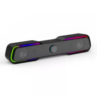 HP Soundbar DHE-6002, 2.0, 6W, čierny, podsvietený