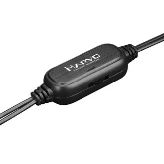 Marvo reproduktory SG-118, 6W, čierne, podsvietené