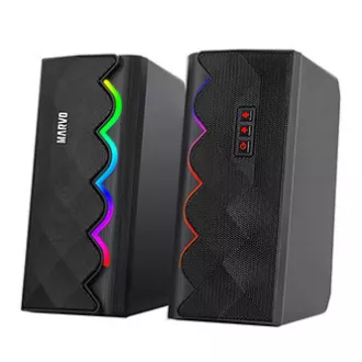 Marvo reproduktory SG-269, 6W, čierne, Bluetooth, podsvietené Marvo reproduktory SG-269, 6W, čierne, Bluetooth, podsvietené