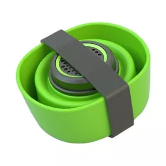 YZSY Bluetooth reproduktor SALI, 1.0, 3W, zelený, regulácia hlasitosti, skládací, vode odolný, DOPRADE
