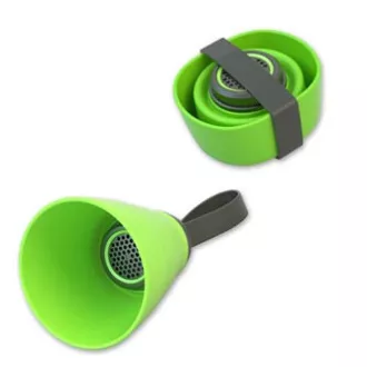 YZSY Bluetooth reproduktor SALI, 1.0, 3W, zelený, regulácia hlasitosti, skládací, vode odolný, DOPRADE