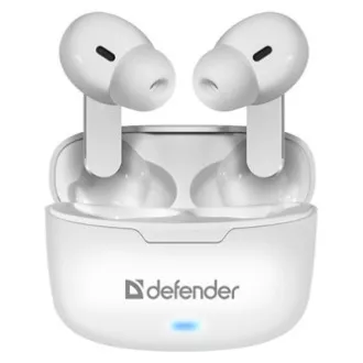 Defender Twins 903, slúchadlá s mikrofónom, bezdrôtová biela, špuntová, BT 5.0, TWS, nabíjacie puzdro typ bluetooth, DOPREDAJ Defender Twins 903, slúchadlá s mikrofónom, bezdrôtová biela, špuntová, BT 5.0, TWS, nabíjacie puzdro typ bluetooth, DOPREDAJ