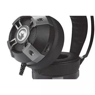 Marvo HG9015G sluchátka s mikrofónom, káblové, čierna, 7.1 (virtuálne), USB