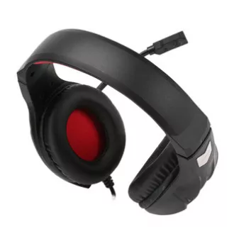 Marvo HG8928 sluchátka s mikrofónom, káblové, čierna, podsvietená typ 3.5 mm jack + rozdvojka