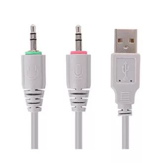 Marvo HG8936 sluchátka s mikrofónom, káblové, ružové, podsvietené, 3.5 mm jack + USB