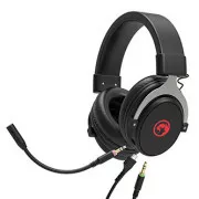 Marvo HG9052 sluchátka s mikrofónom, káblové, čierna, 7.1 (virtualne), červeno podsvietená, 7.1 (virtuálne) typ USB