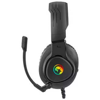 Marvo HG8958 sluchátka s mikrofónom, káblové, čierna, herná, 3.5 mm jack + rozdvojka + USB