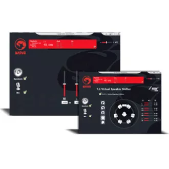 Marvo HG9065 sluchátka s mikrofónom, káblové, čierna, 7.1 (virtuálna), herná