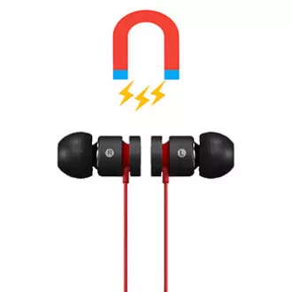 Powerton LIFE ARIVO Bezdrôtové bluetooth slúchadlá, čierno-červená