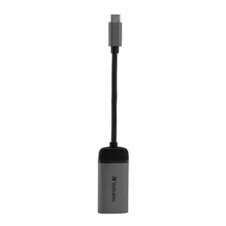 USB (3.1) húb 1-port, 49143, šedá, dĺžka kábla 10cm, Verbatim, 1x HDMI
