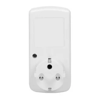 Zásuvka s elektronickým časovačom Mini 230V, 50Hz, max. 1800W, biela, Virone, časovač, 10 programov, 2P+Z