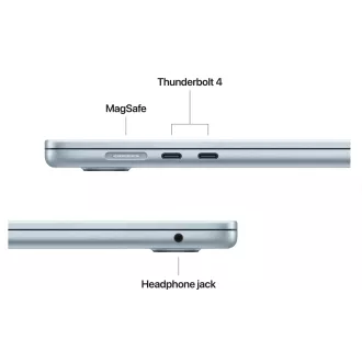 Apple MacBook Air 15,3" 2880x1864/10C M4/10C GPU/24GB/512GB_SSD/US/blankytná modrá (2025) US verzia klávesnice